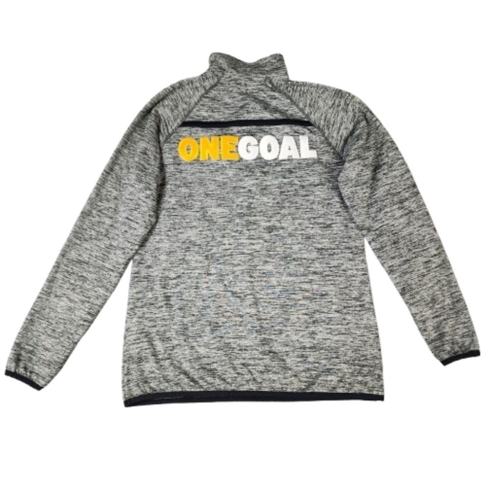 Holloway Nashville Preds Gray Quarter-Zip Pullover with Logo Goal One Womens XS - Picture 6 of 12